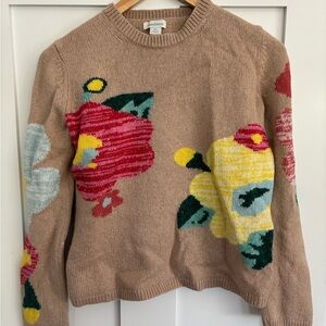 Sundance flower sweater XS